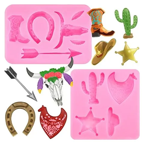 Hoolerry Cowboy Silicone Chocolate Molds – Cute Style