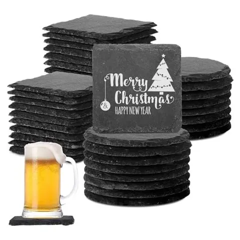 Hoolerry Round Slate Coasters