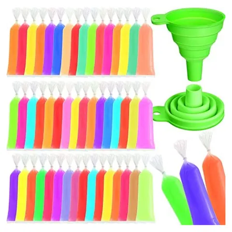 Hoolerry Ice Pop Mold Bags with Funnel