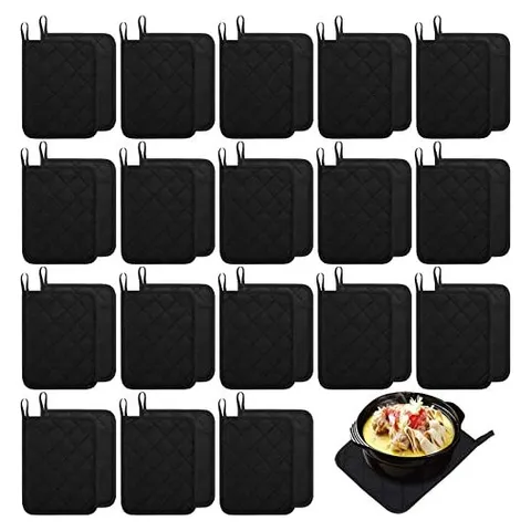 Hoolerry Blank Sublimation Pot Holders & Oven Mitts – Black