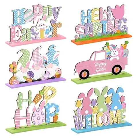 Hoolerry Spring Bunny Table Centerpieces
