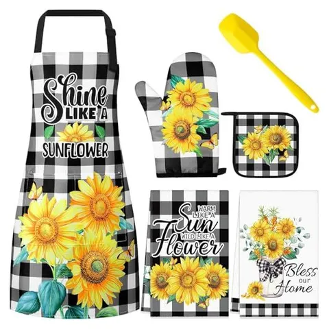 Hoolerry Blank Sublimation Pot Holders & Oven Mitts – Yellow · Sunflower