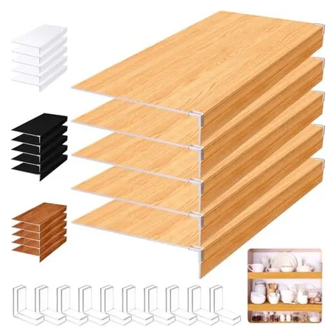 Hoolerry Wire Shelf Liners – Wood Color