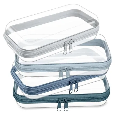 Hoolerry Hard Clear Zipper Cases – Morandi · Clear