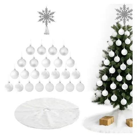 Hoolerry Christmas Tree Topper & Ornament Set
