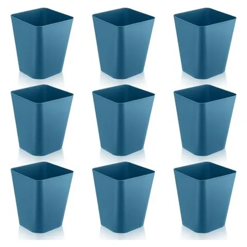 Hoolerry Small Trash Cans, 2 Gallon – Bluish Green
