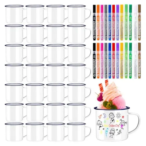 Hoolerry DIY Christmas Mug Decorating Kit