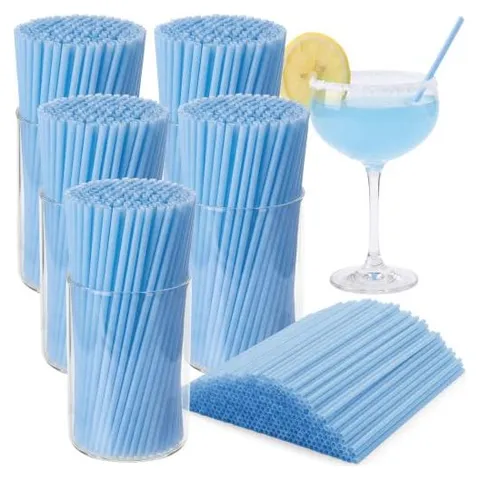 Hoolerry Coffee & Cocktail Stirrer Straws – Baby Blue