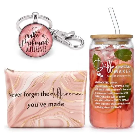 Hoolerry Thank-You Gift Sets for Women – Pink Marble · Difference Maker