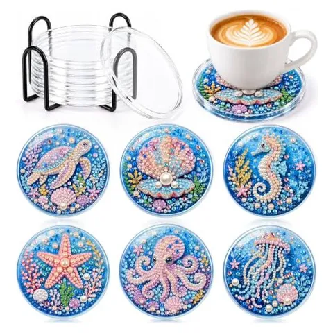 Hoolerry Diamond Art Coasters – Ocean